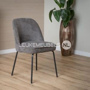 Eetkamerstoel Luxor, 3 kleuren Aragon stof