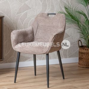 Armstoel Adele, 3 kleuren Bliss stof