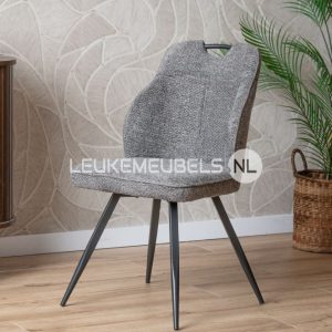 Eetkamerstoel Adele, 3 kleuren Bliss stof