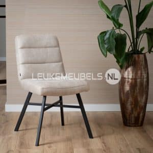 Eetkamerstoel Bowie, 3 kleuren Microvezel