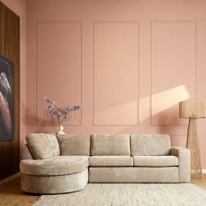Mysofa hoekbank Alma, beige
