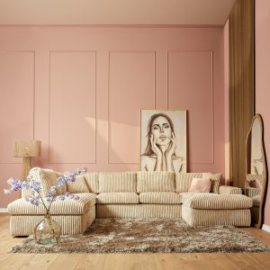 Mysofa Teddy U-Bank Beige