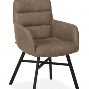 Eetkamerstoel Elton met armleuning, 3 kleuren