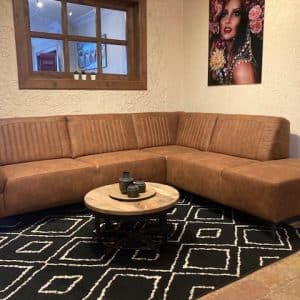 Hoekbank Norman, 4 kleuren Microvezel