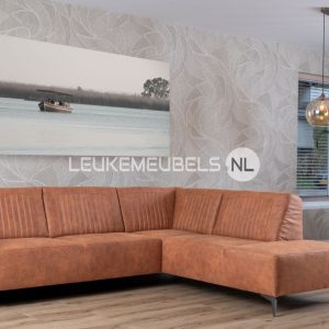 Hoekbank Leon, 4 kleuren Microvezel